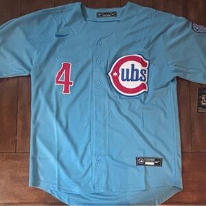 Chicago Cubs Pete Crow-Armstrong Blue Alternative Jersey Adult Medium NWT